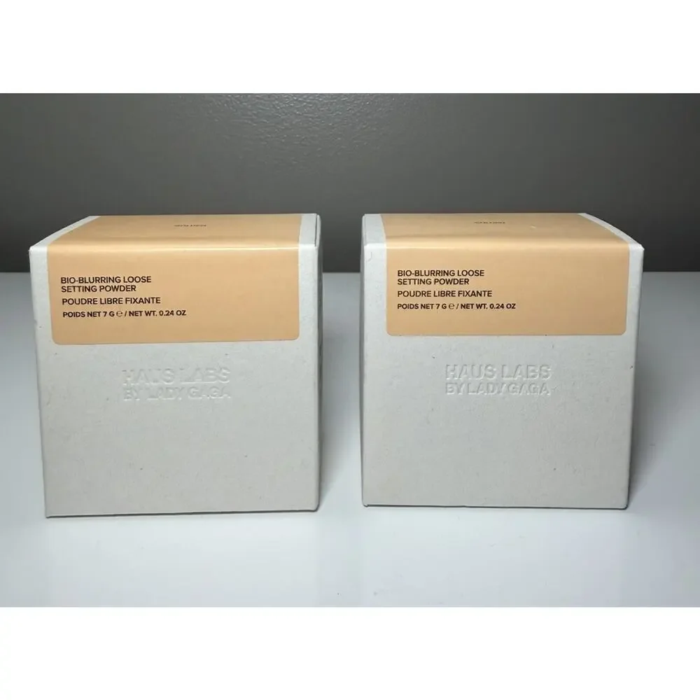 NIB SET OF 2 Haus Labs Bio Blurring Power In Golden By Lady Gaga